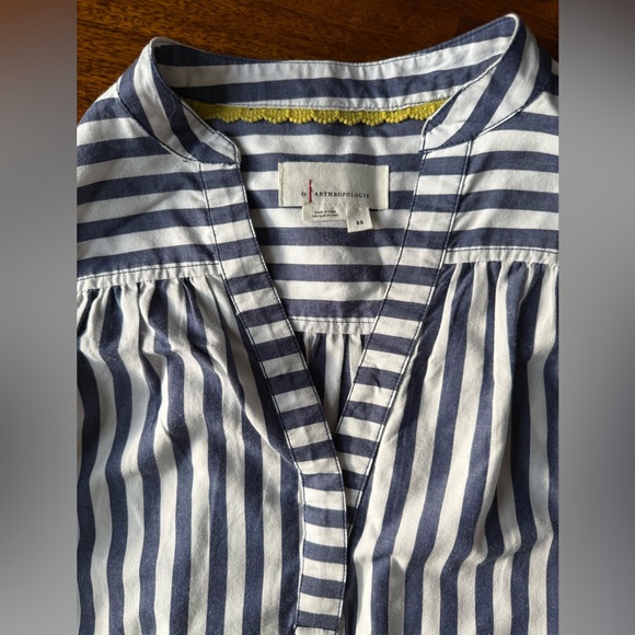 Anthropologie Darsey Popover Swing Top - Picture 7 of 8